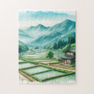 Rice Fields in Japan – Countryside Puzzle