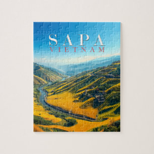 Rice fields in Sapa, Vietnam  Jigsaw Puzzle