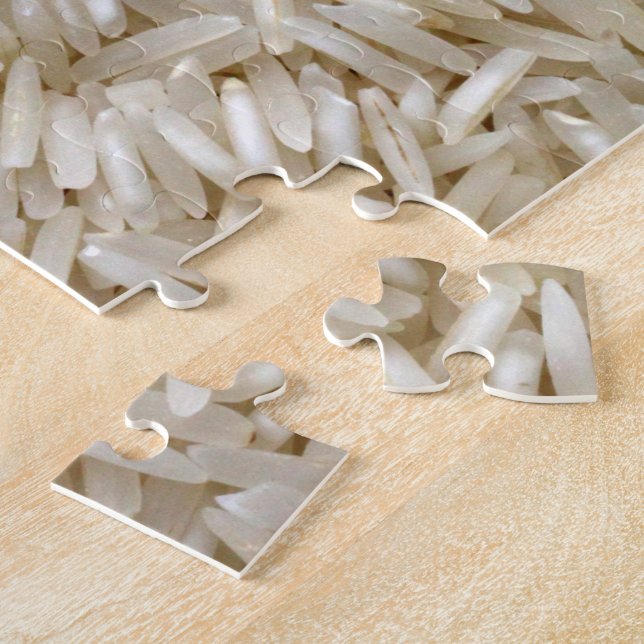 Rice Grains Food Photography Funny Jigsaw Puzzle (Side)