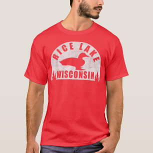 Rice Lake Northern Wisconsin Loon T-Shirt