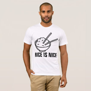 RICE LOVER T-shirts. RICE IS NICE T-Shirt
