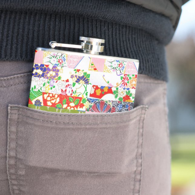 Rice Paper Art Hip Flask (In Situ)
