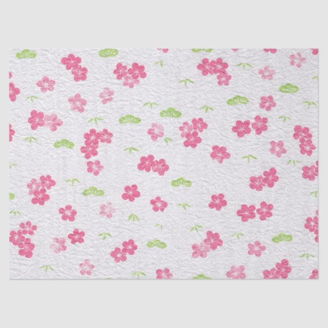 Rice Paper Look Cherry Blossom Sakura Gift Tissue (Front)
