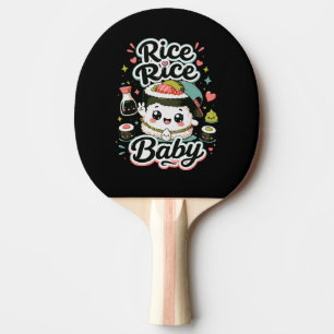 Rice Rice Baby Kawaii Sushi Ping Pong Paddle