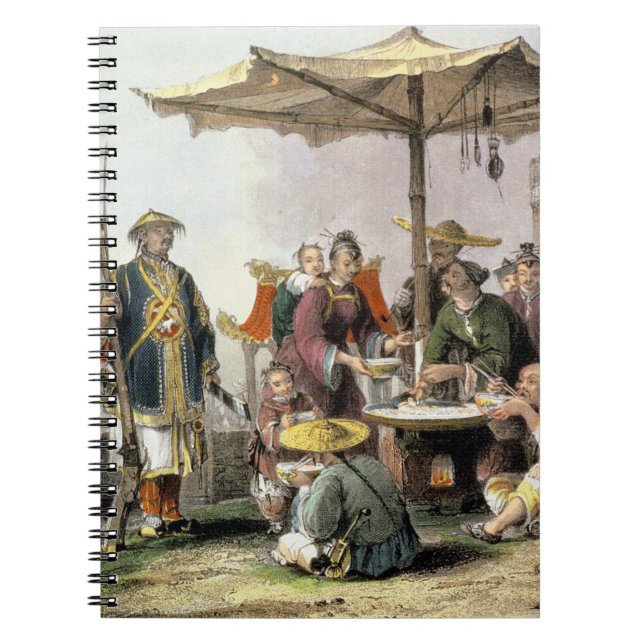 Rice Sellers at the Military Station of Tong-Chang Notebook (Front)