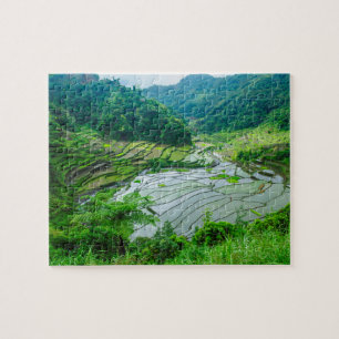 Rice terrace landscape, Philippines Jigsaw Puzzle