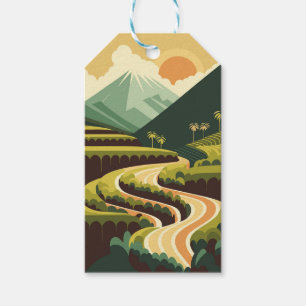 Rice Terraces Gift Tags