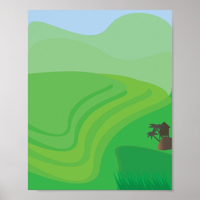 Rice Terraces Poster (Front)