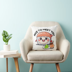 Rice to Meet You Cushion