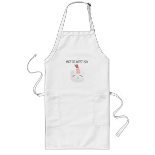Rice To Meet You Kawaii Sushi  Long Apron