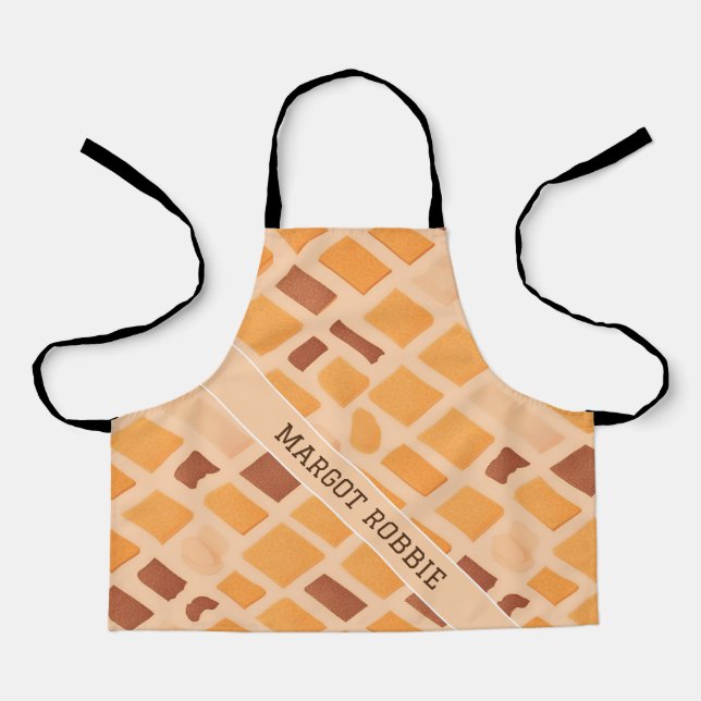 Rice treat Geometric Colourful Personalised Patter Apron (Front)