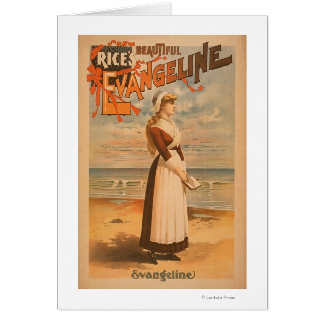 Rice's beautiful Evangeline Woman at Ocean (Front)