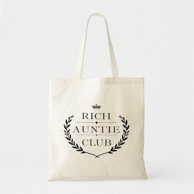 Rich Auntie Club Tote Bag (Front)