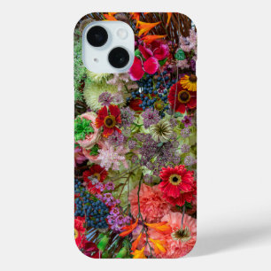 Rich Autumn Floral Bouquet with Gerberas and Berri iPhone 15 Case