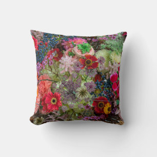 Rich Autumn Floral Bouquet with Gerberas and Berri Cushion