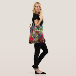 Rich Autumn Floral Bouquet with Gerberas and Berri Tote Bag