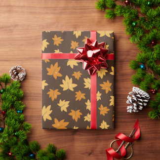 Rich Autumn Foliage Wrapping Paper