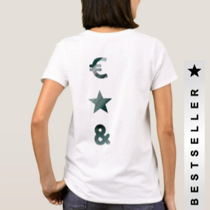 RICH Back Print T-Shirt Trend Abstract Black Green