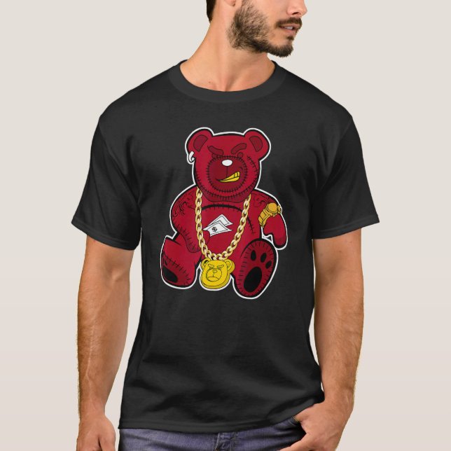 Rich Bear Hiphop Mid Picnic 1s Matching T-Shirt (Front)