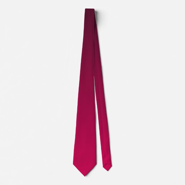 Rich Burgundy Wine Gradient Shades  Tie (Front)