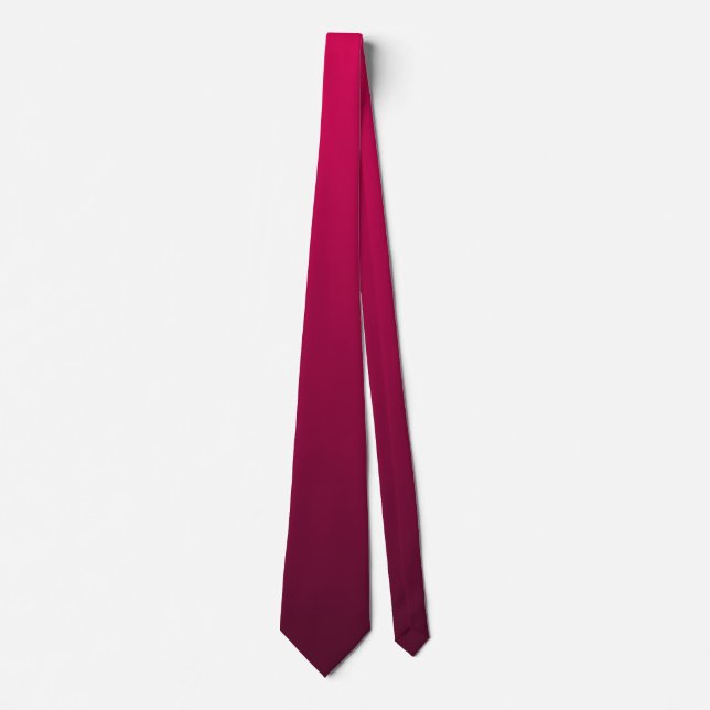 Rich Burgundy Wine Gradient Shades  Tie (Front)