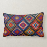 Rich Coloured Indian Pattern Lumbar Cushion<br><div class="desc">An American Indian pattern in rich colours</div>