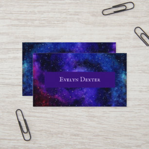 Rich Colourful Galaxy Business Card