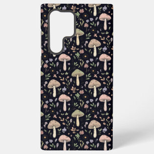 Rich Dark Fungi Seamless Pattern Goblincore Samsung Galaxy Case