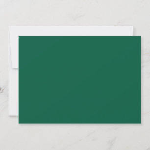 Rich Dark Green Invitation