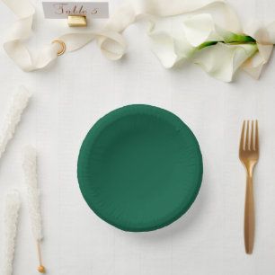 Rich Dark Green Paper Bowls Paper Plate