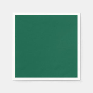 Rich Dark Green Party Napkins