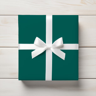 Rich Dark Green Solid Colour Wrapping Paper