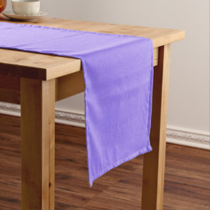 Rich, delicate lilac textured short table runner