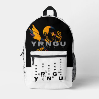 Rich Dreamer  Printed Backpack