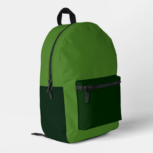 Rich Earthy Green Backpack  (Back Corner Left)