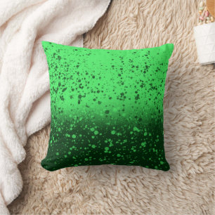 Rich Emerald Minimalist Art Cushion