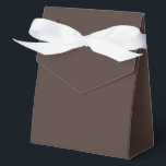 Rich Espresso Favour Box<br><div class="desc">☕ Rich Espresso A bold and grounding shade, Rich Espresso draws its warmth from the deep richness of freshly brewed coffee. This luxurious brown sits at the intersection of comfort and sophistication—dark enough to anchor a design, yet warm enough to invite curiosity. Colour Meaning & Mood: Often associated with strength,...</div>