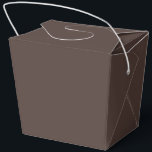 Rich Espresso Favour Box<br><div class="desc">☕ Rich Espresso A bold and grounding shade, Rich Espresso draws its warmth from the deep richness of freshly brewed coffee. This luxurious brown sits at the intersection of comfort and sophistication—dark enough to anchor a design, yet warm enough to invite curiosity. Colour Meaning & Mood: Often associated with strength,...</div>