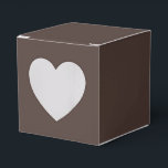 Rich Espresso Favour Box<br><div class="desc">☕ Rich Espresso A bold and grounding shade, Rich Espresso draws its warmth from the deep richness of freshly brewed coffee. This luxurious brown sits at the intersection of comfort and sophistication—dark enough to anchor a design, yet warm enough to invite curiosity. Colour Meaning & Mood: Often associated with strength,...</div>