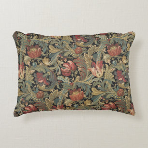 Rich Floral Tapestry Brocade Antique Classic Decorative Cushion