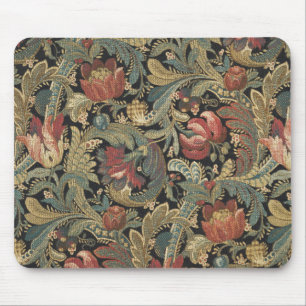 Rich Floral Tapestry Brocade Antique Victorian Mouse Mat