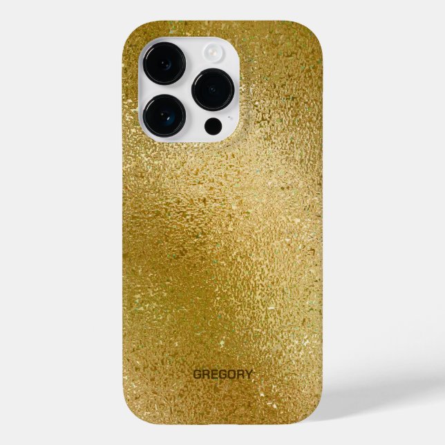Rich gold iridescent shimmering background Case-Mate iPhone case (Back)