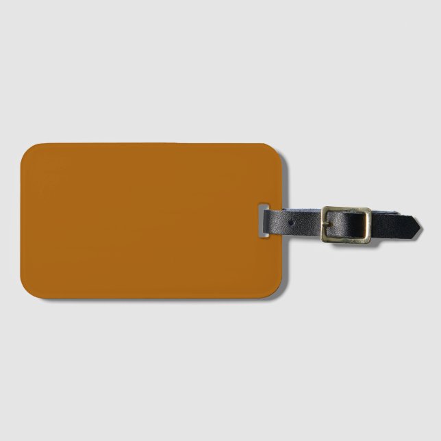 Rich Gold Luggage Tag (Front Horizontal)