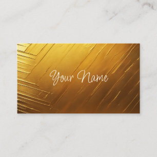 Rich Gold Solid Blend Business Card