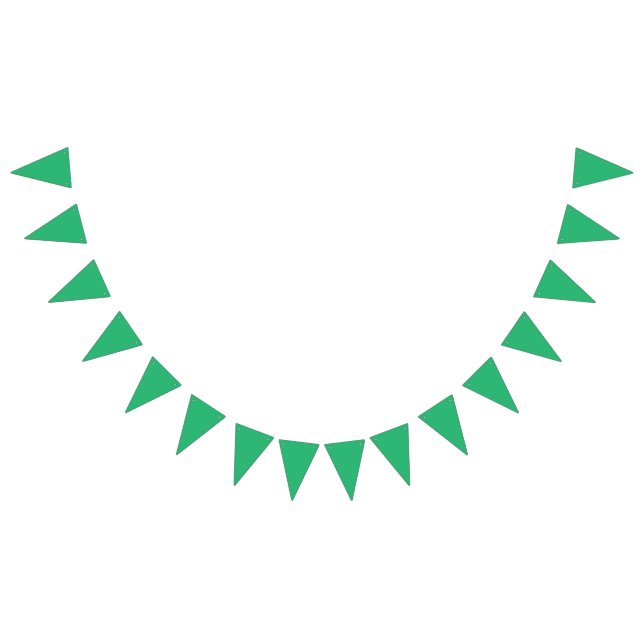Rich Green Backdrop – Classic & Minimalist Look Bunting (All)