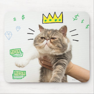 Rich King Cat Mouse Mat