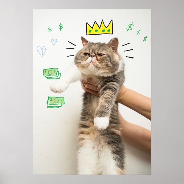 Rich King Cat Poster (Front)