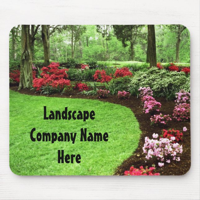 Rich Landscape Lawn Care Business Mouse Mat (Front)