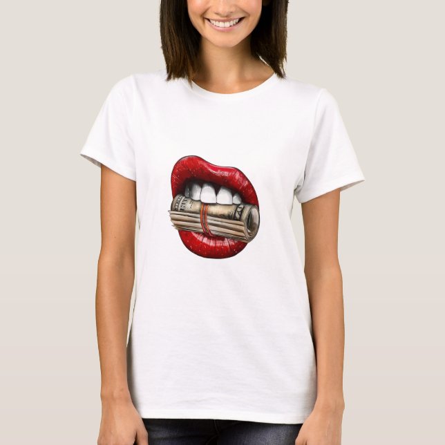 Rich Lips – Bold Money Power T-Shirt (Front)