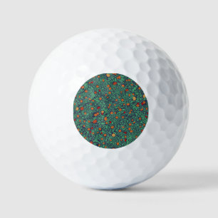 Rich Orchard: Vintage Tree Pattern. Golf Balls